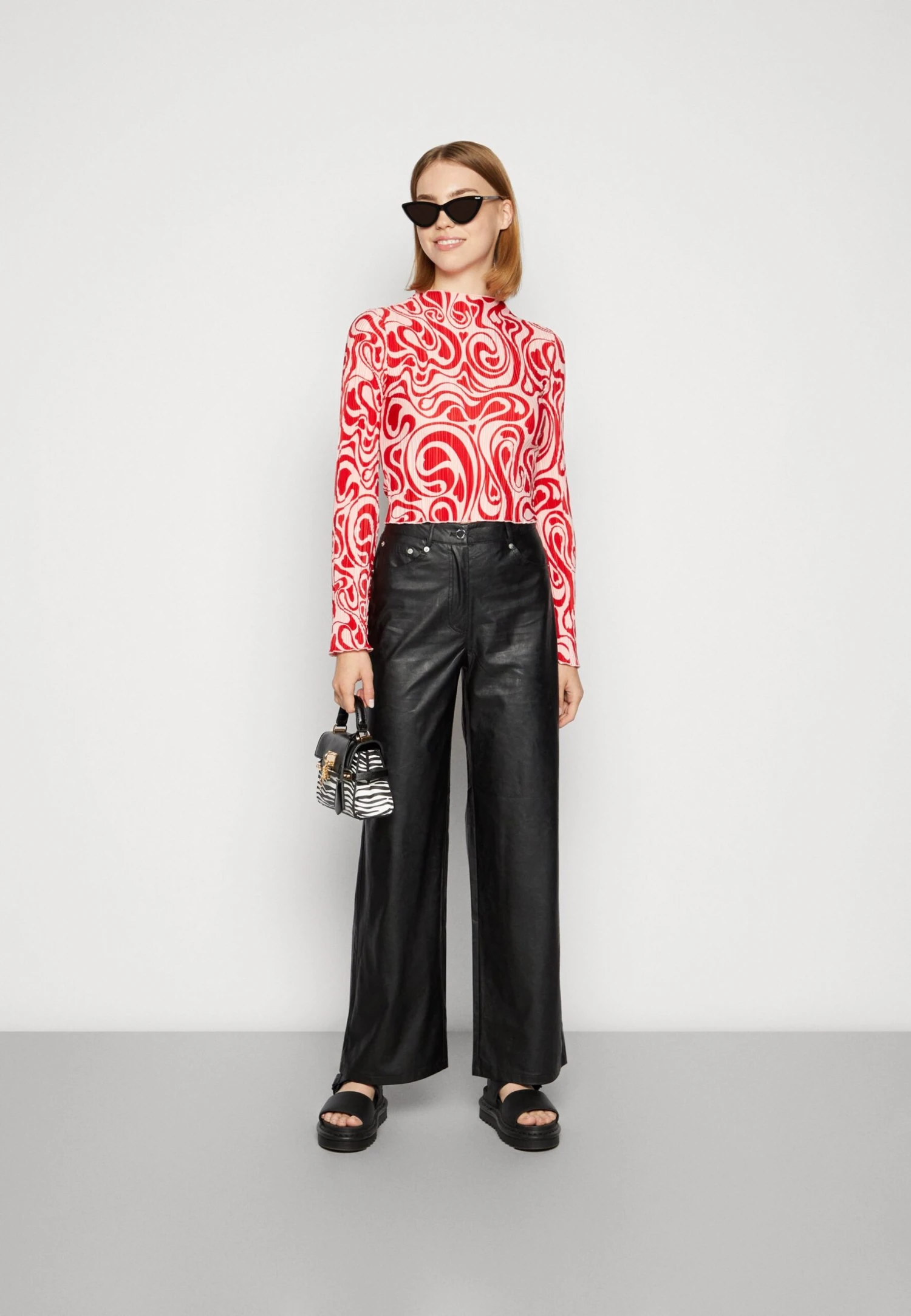 ONLY Onlhope Mady High Waist - Pantalones - Black - Imagen 2