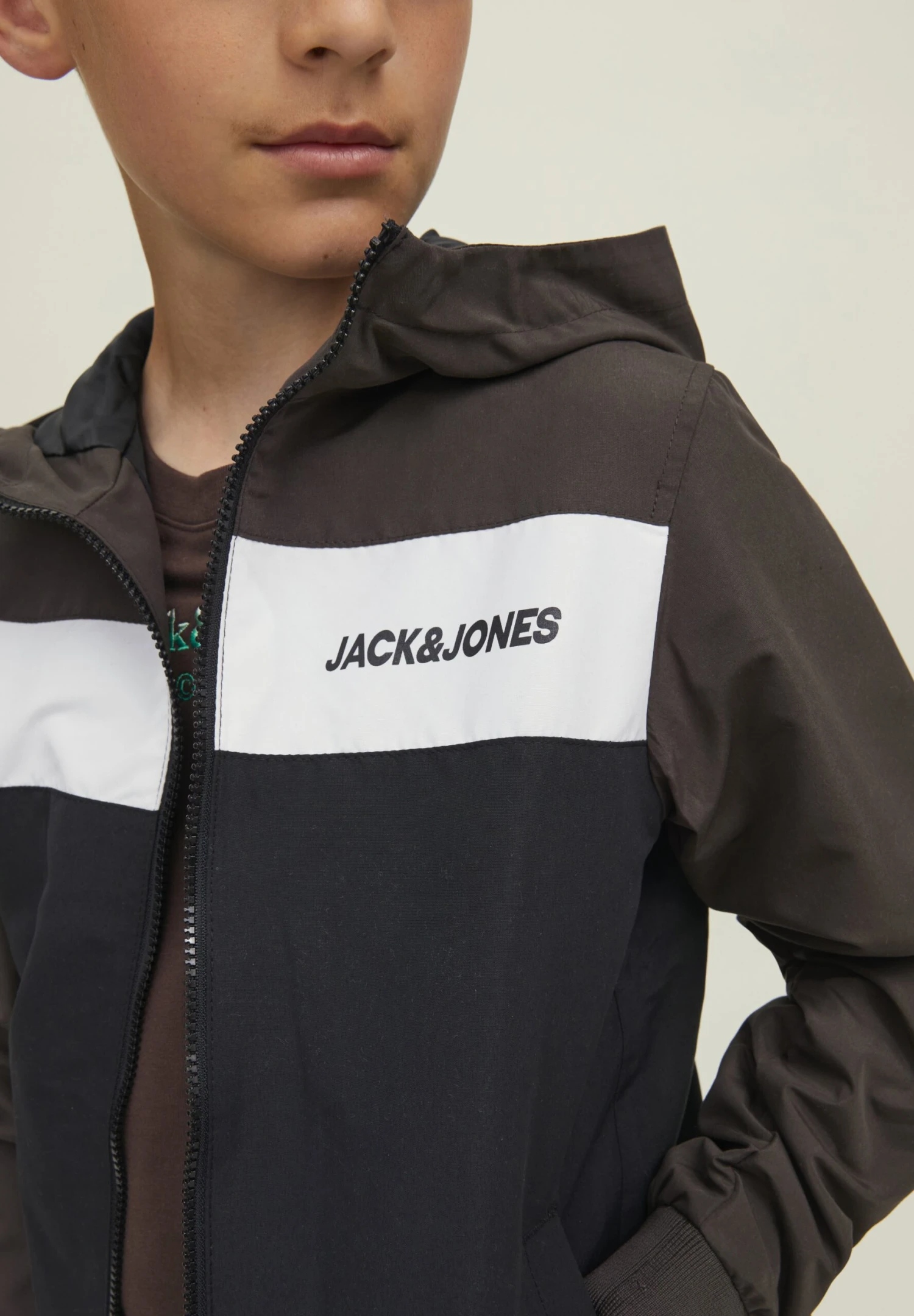 Jack & Jones Junior Jjerush Blocking Noos Jnr - Chaqueta De Entretiempo - Mulch - Imagen 4