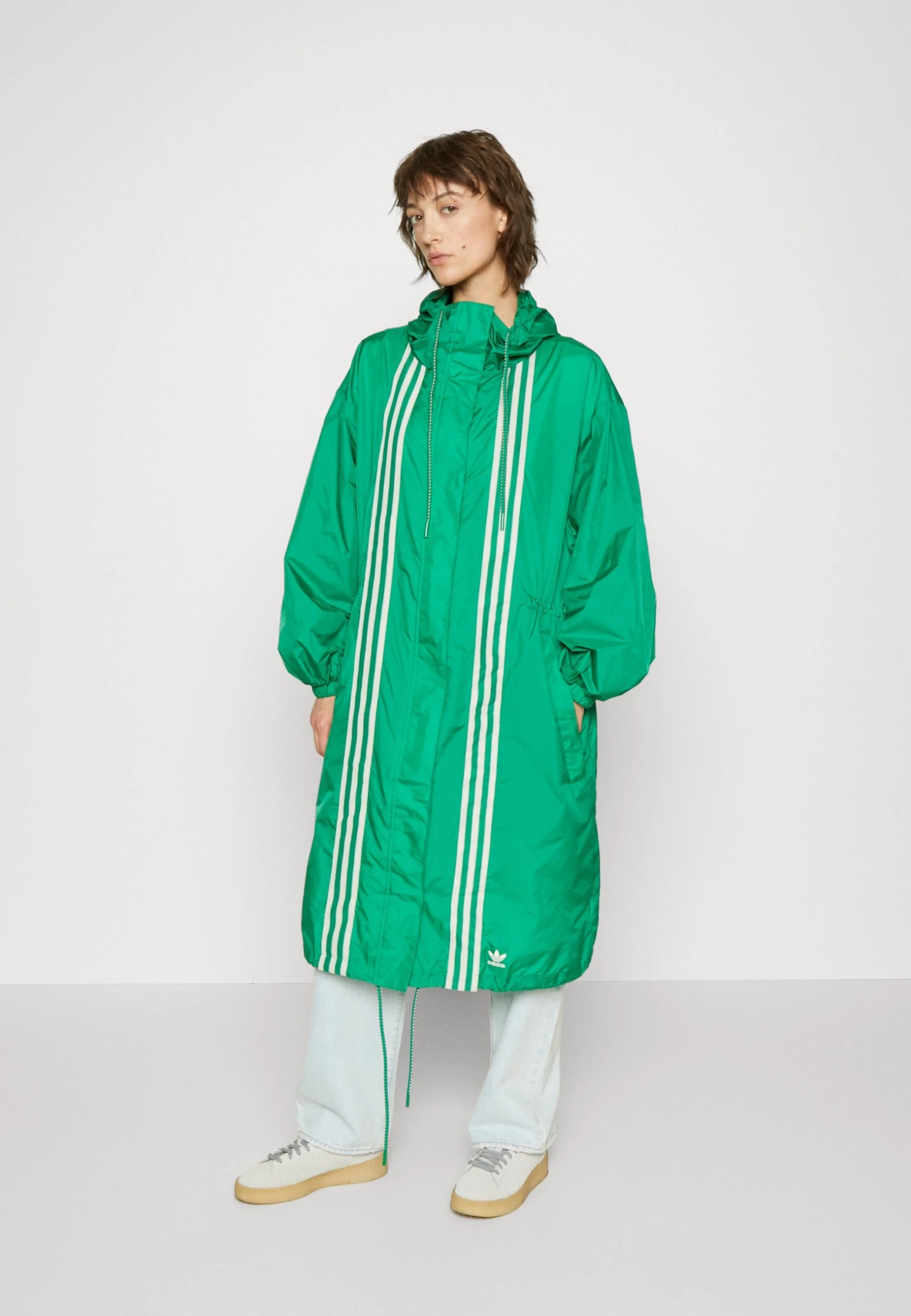 Adidas Originals Adicolor 70S Shiny - Parka - Green - Imagen 3