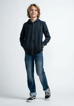 Petrol Industries Emblem- Sudadera Con Cremallera - Midnight Navy