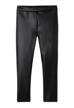 Calzedonia Thermal Leather Effect - Leggings - Nero