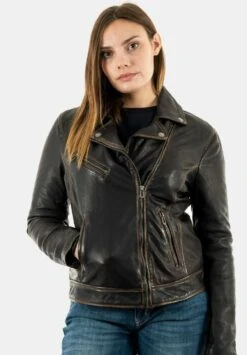 Chaqueta De Cuero - Noir