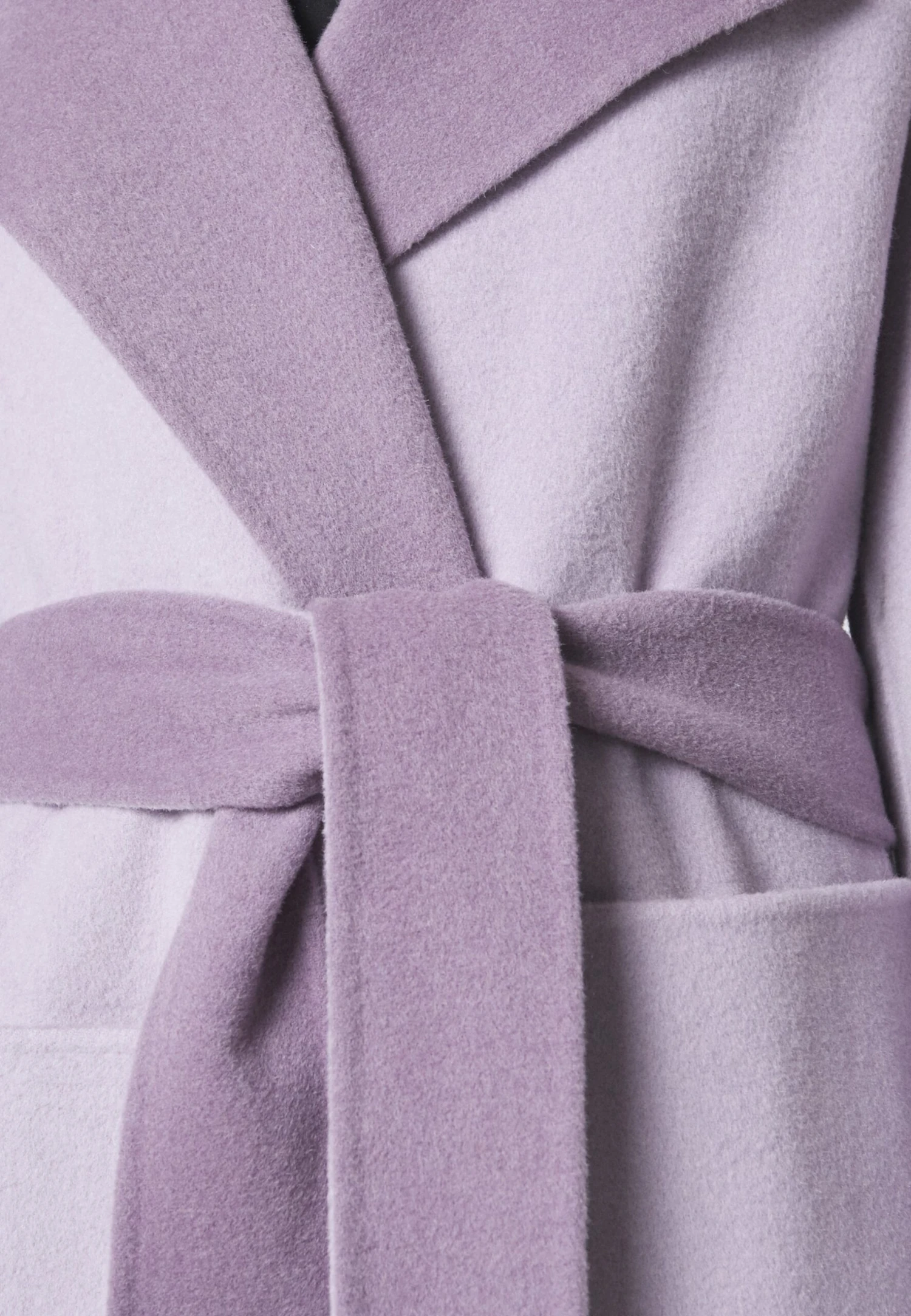Calvin Klein Df Wool Reversible Wrap Coat - Abrigo Clásico - Lilac Dusk / Purple Calla - Imagen 7